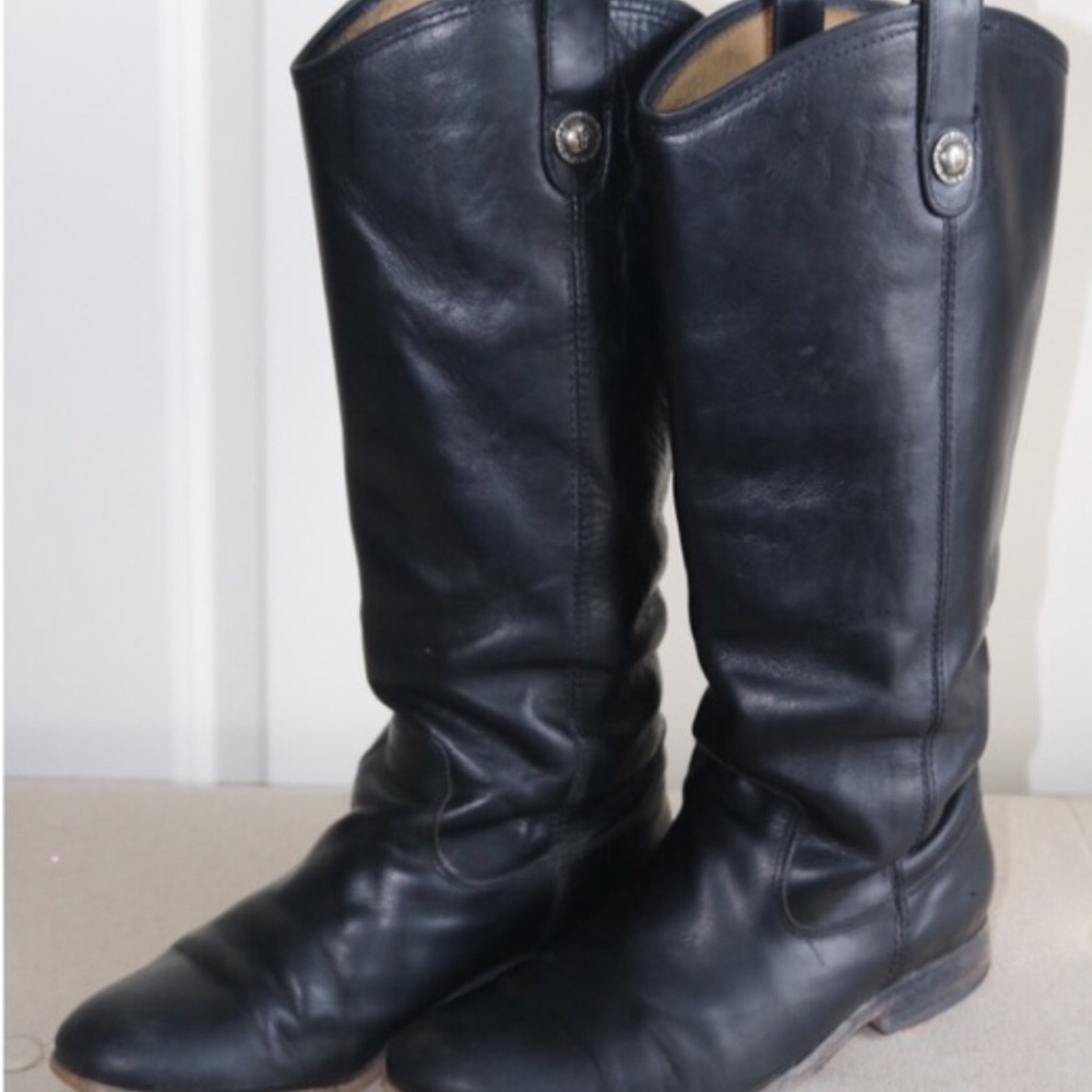Frye Melissa Button extended calf boots
